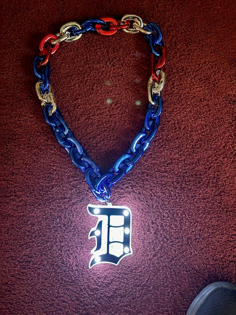 light up chains rep the D